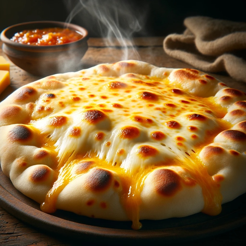 Double cheese Naan