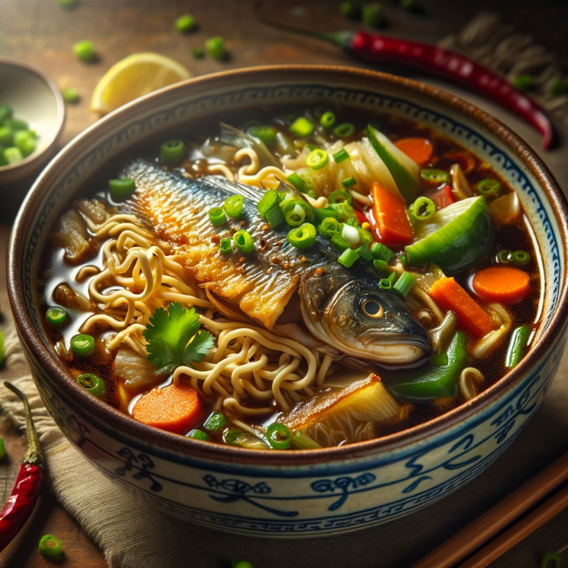Fish Manchow soup