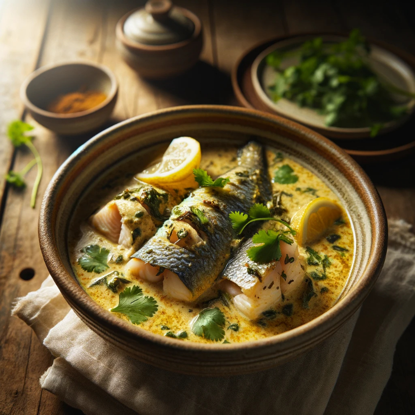 Seasonal fish curry